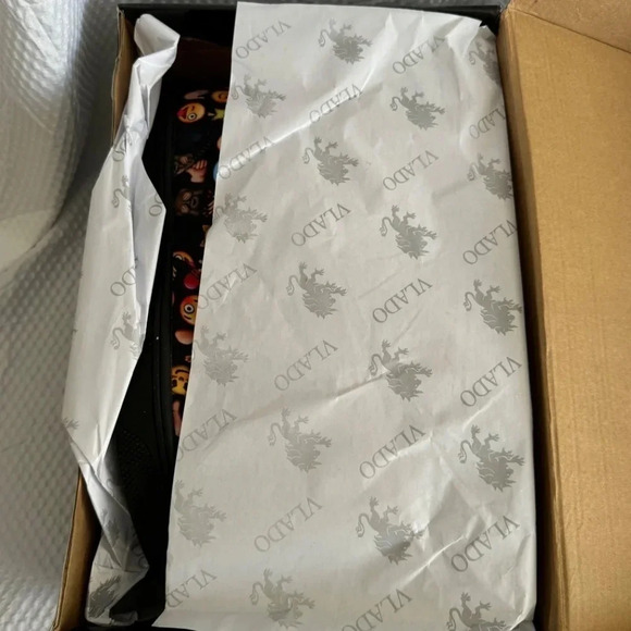 Vlado Footwear Milo Low Top Canvas Emoji Sneaker Men’s Size 12 New with Box - Picture 13 of 14